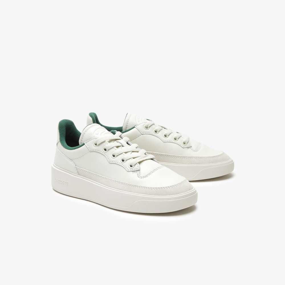 Lacoste G80 Club Läder Tonal Vita Vita | VTBIH-1734