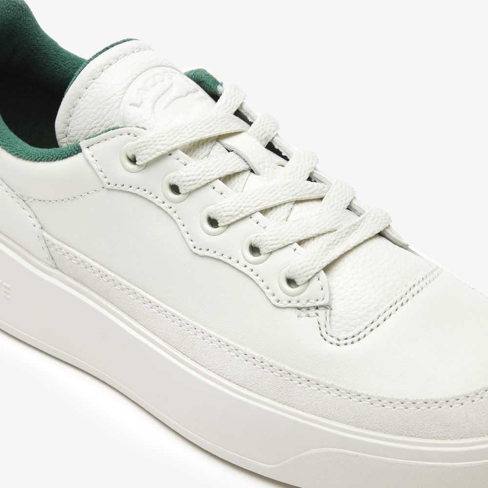 Lacoste G80 Club Läder Tonal Vita Vita | VTBIH-1734