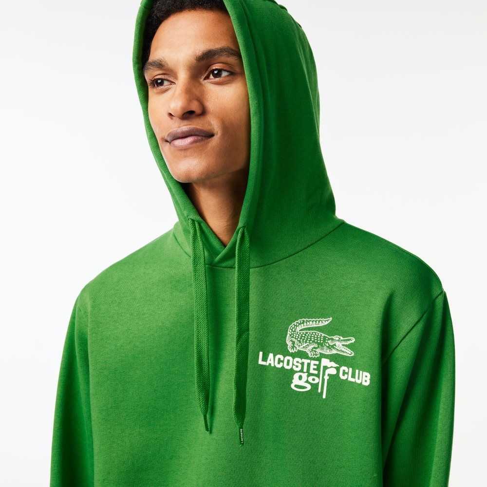 Lacoste Golf Relaxed Fit Hoodie Gröna | RTDEV-7518