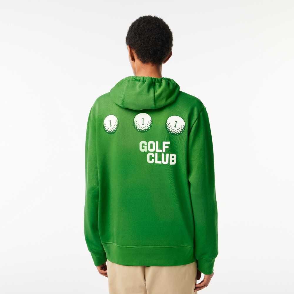 Lacoste Golf Relaxed Fit Hoodie Gröna | RTDEV-7518