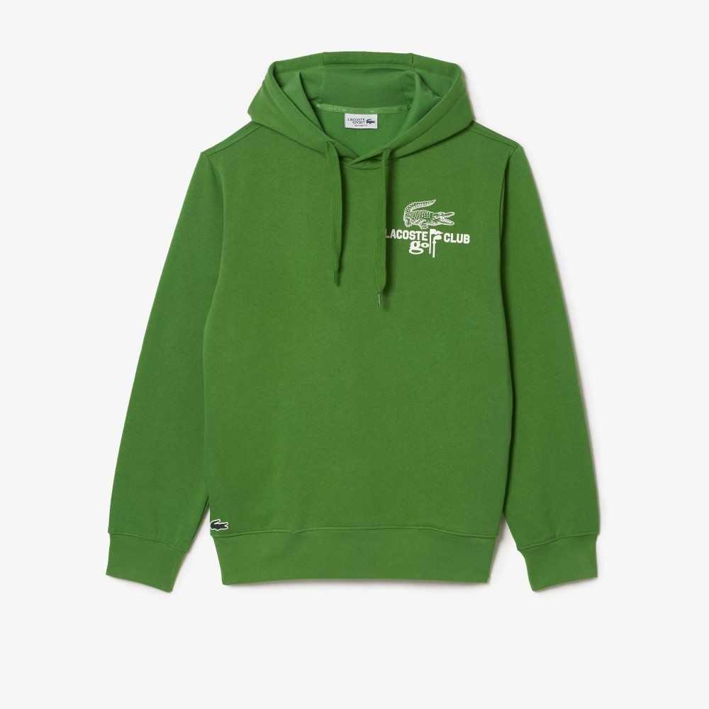 Lacoste Golf Relaxed Fit Hoodie Gröna | RTDEV-7518