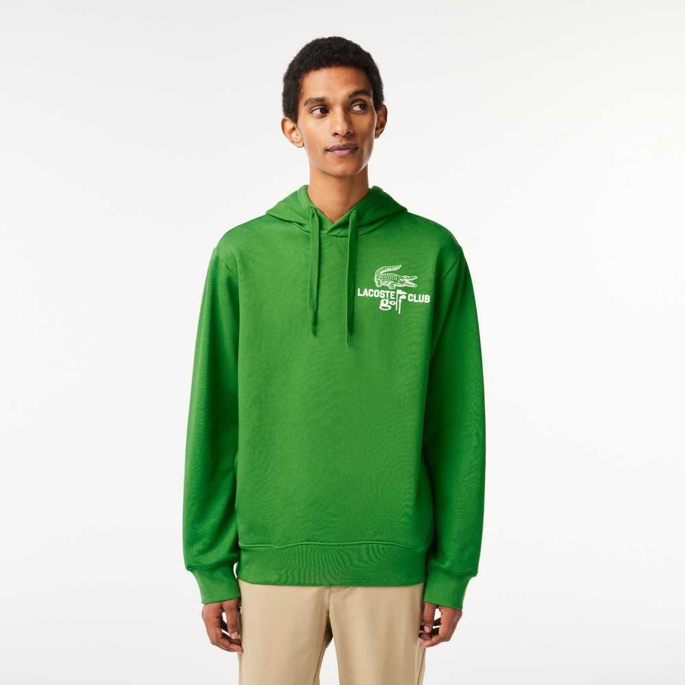 Lacoste Golf Relaxed Fit Hoodie Gröna | RTDEV-7518