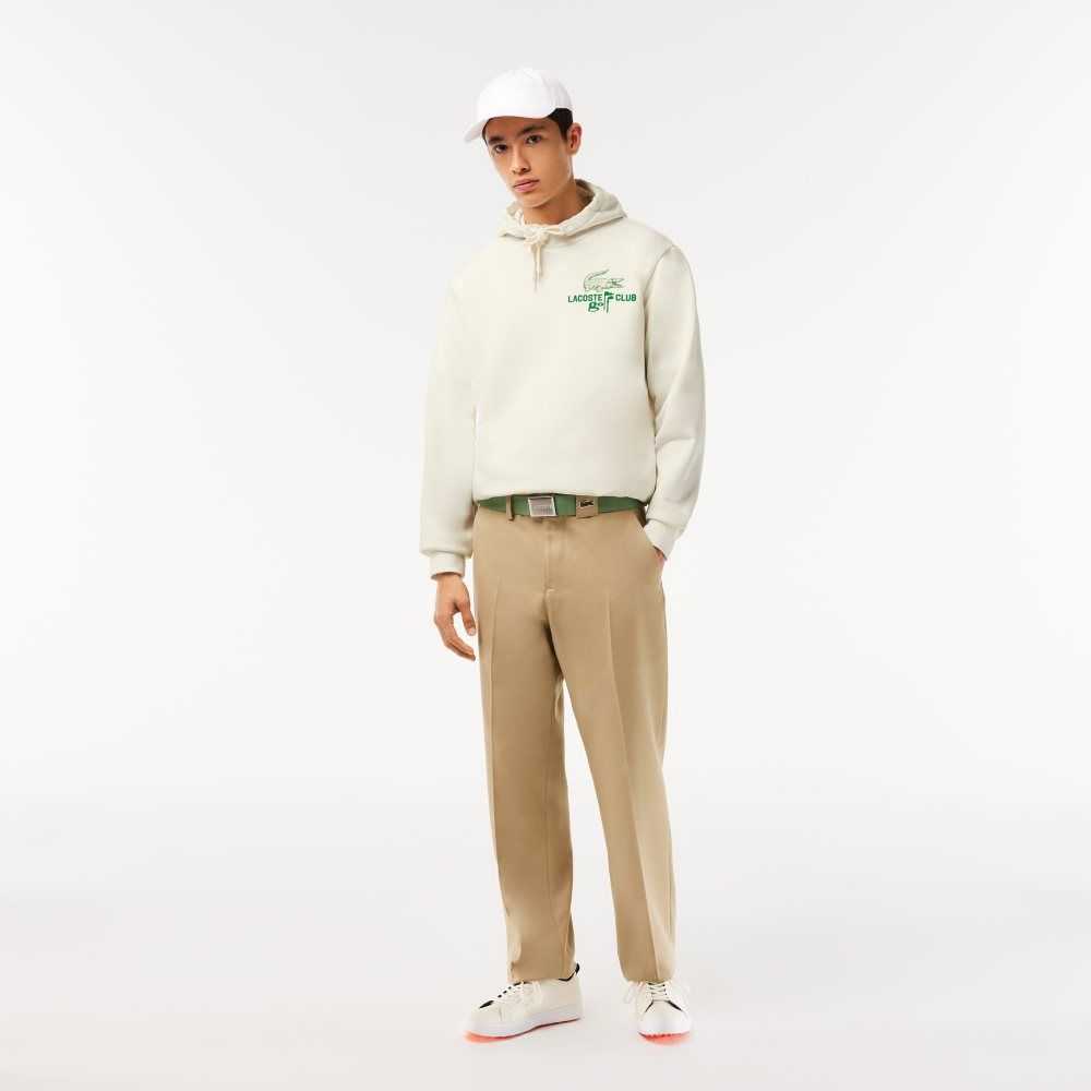 Lacoste Golf Relaxed Fit Hoodie Vita | RZVSA-8697