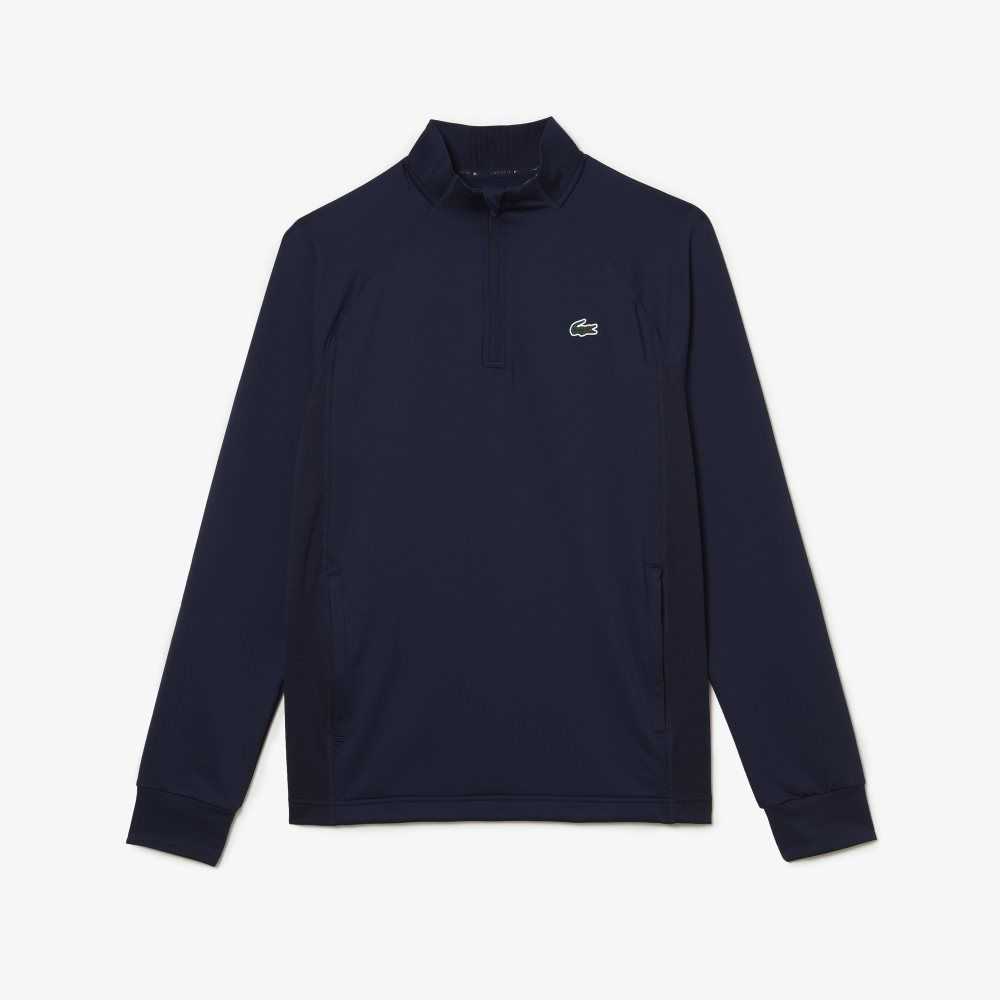 Lacoste Half Zip Golf Marinblå Blå | DAZMG-0572