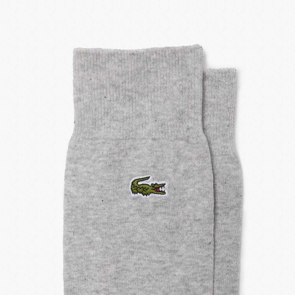 Lacoste High-Cut Organic Bomull Five-Pack Marinblå Blå Grå Grå Svarta | KDTMC-0345