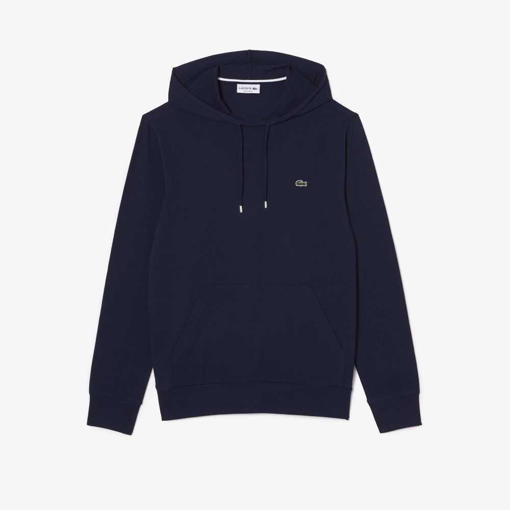 Lacoste Hooded Bomull Jersey Sweatshirt Marinblå Blå | MPAGZ-2031