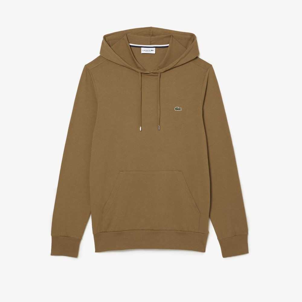 Lacoste Hooded Bomull Jersey Sweatshirt Bruna | MZHWR-8269