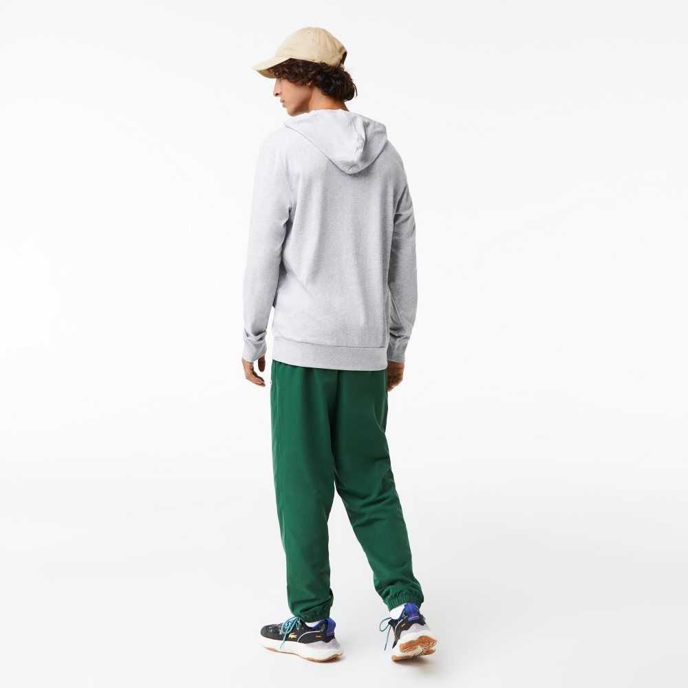 Lacoste Hooded Bomull Jersey Sweatshirt Grå | YBMUS-9802