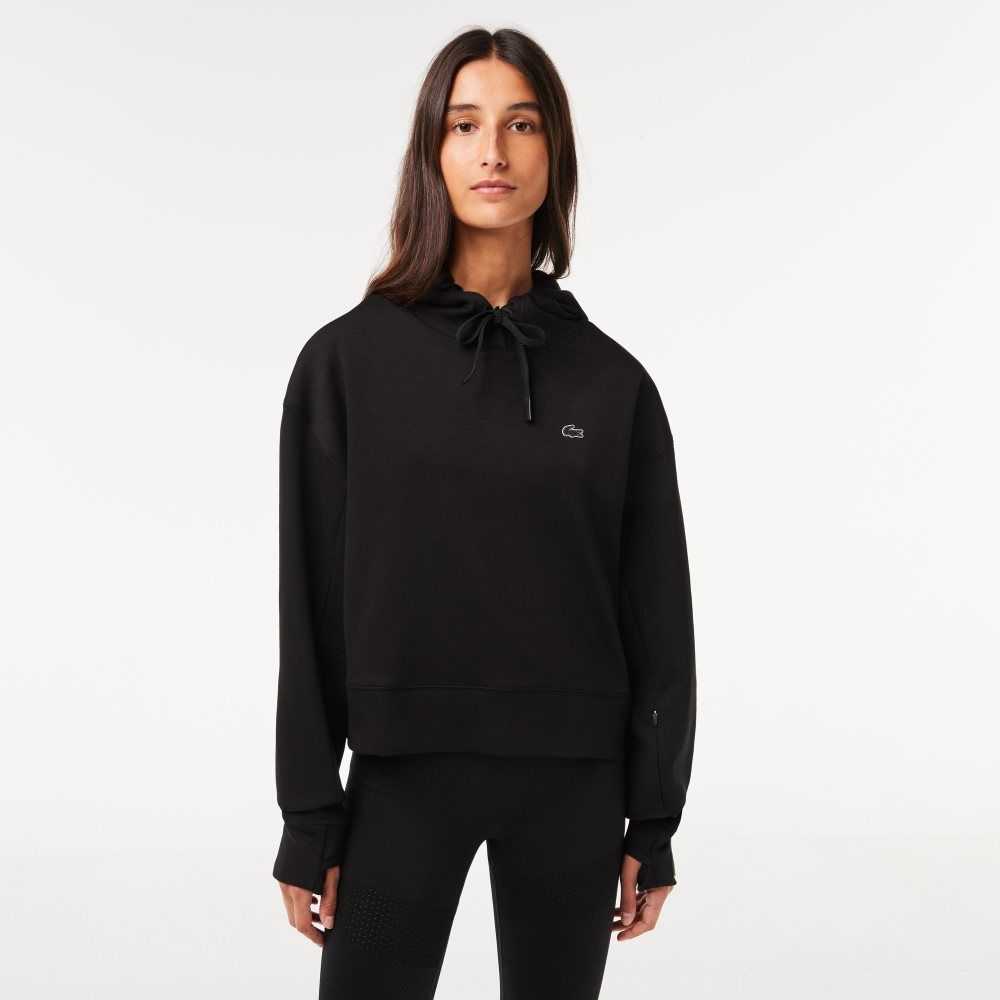 Lacoste Hooded Sweatshirt Svarta | KATLW-4956