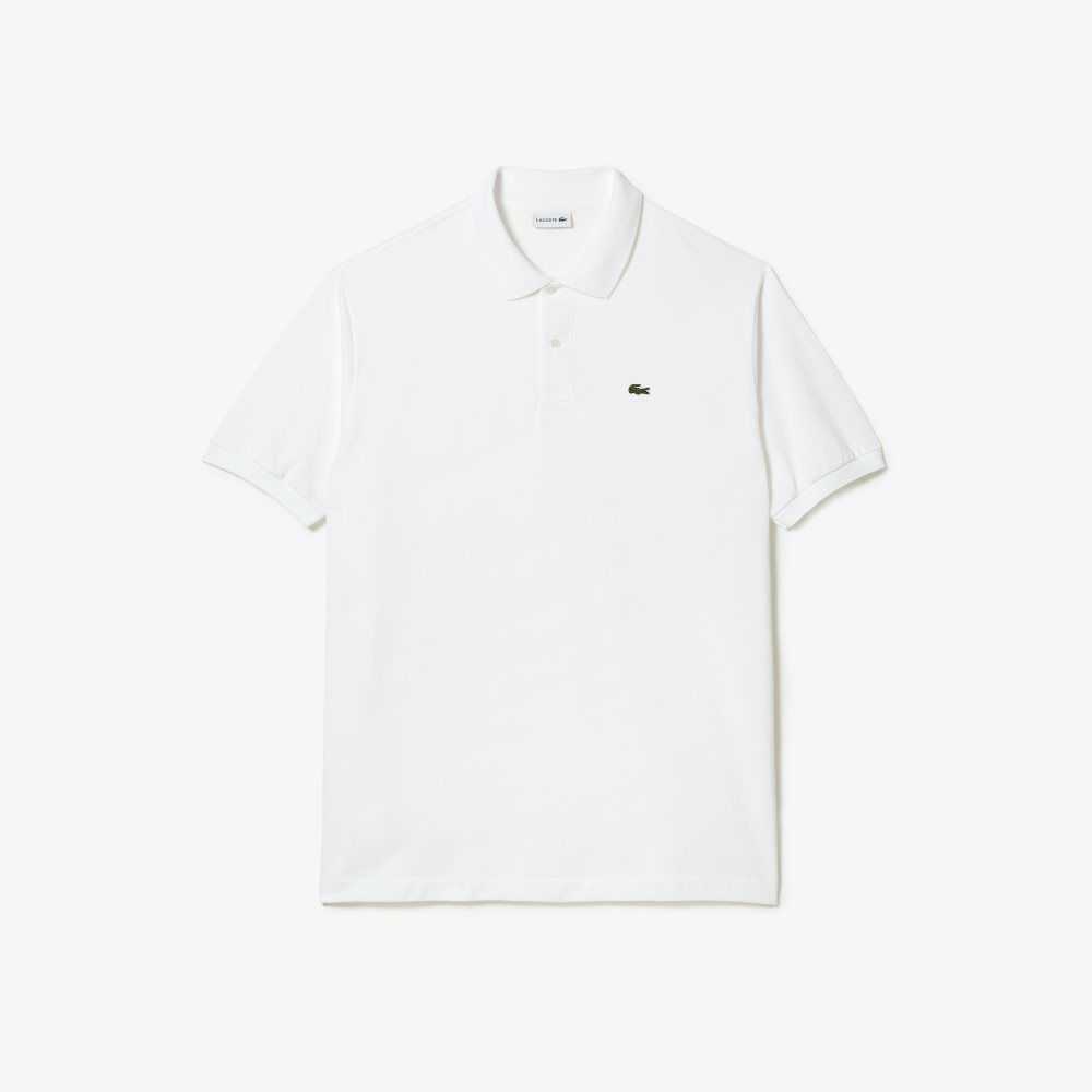 Lacoste Höga Fit Bomull Petit Pique Vita | SUVZL-8937