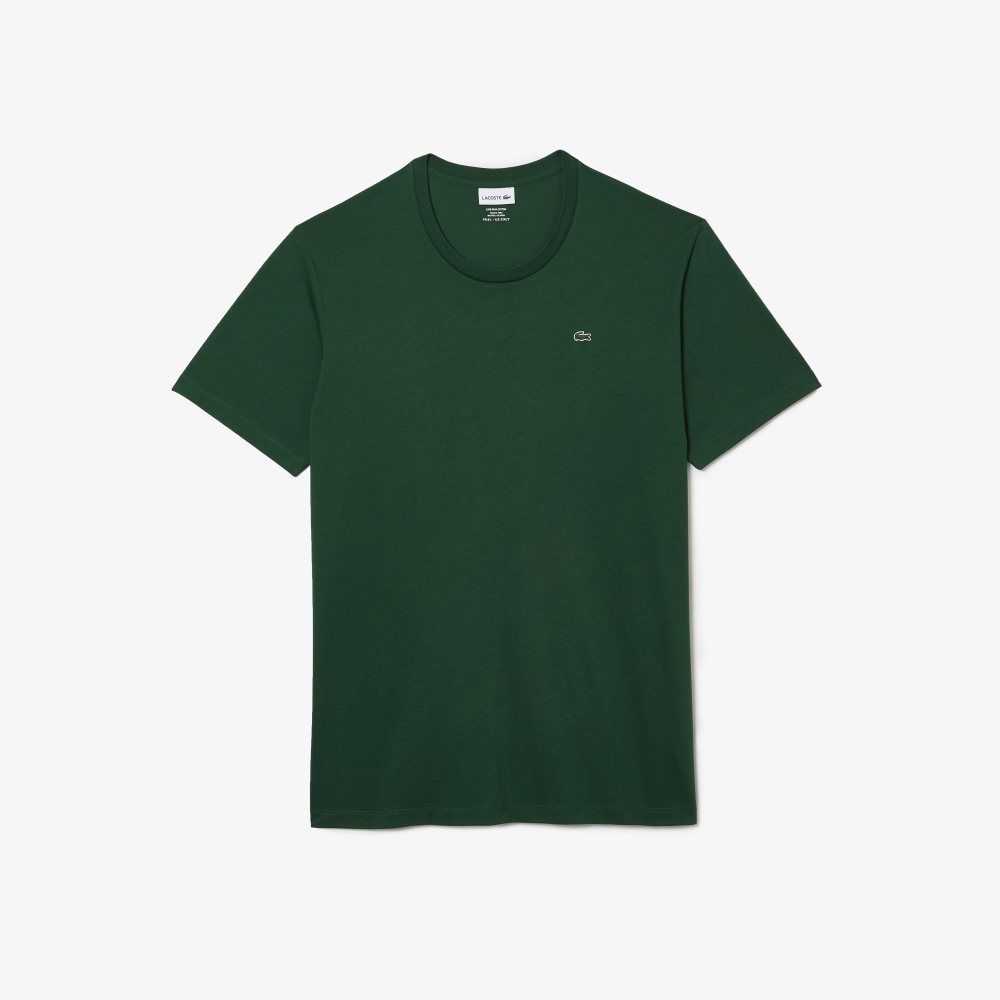 Lacoste Höga Fit Pima Bomull Jersey Gröna | LSVWQ-1935