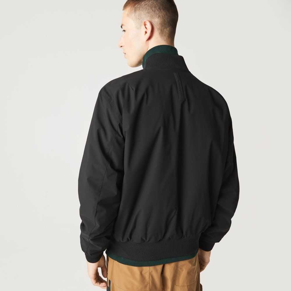 Lacoste Insulated Vadderad Bomber Svarta | BAWGS-9401