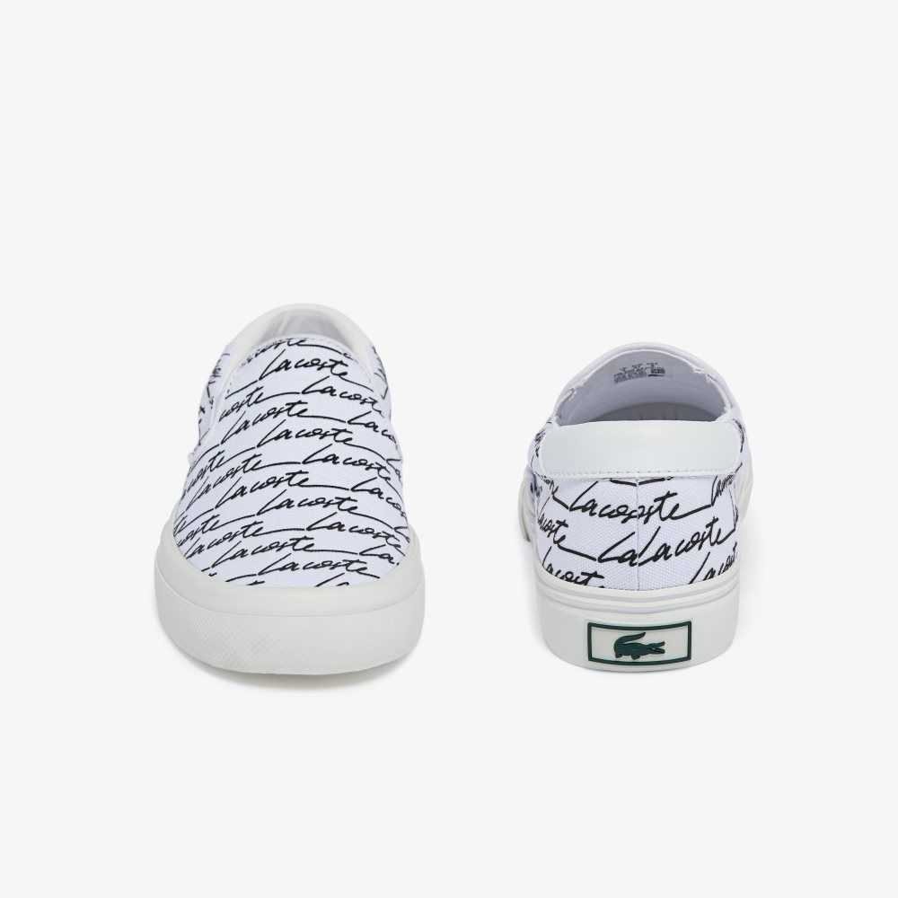 Lacoste Jump Serve Canvas Printed Slip-On Vita Vita | TNIKU-6974