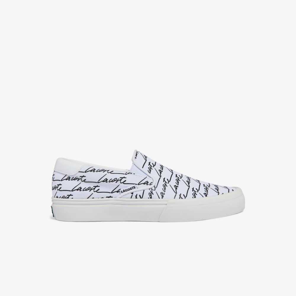 Lacoste Jump Serve Canvas Printed Slip-On Vita Vita | TNIKU-6974