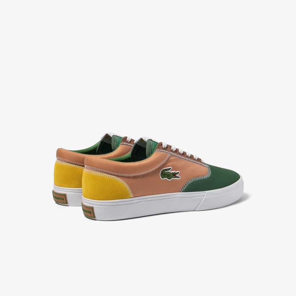 Lacoste Jump Serve Spets Color-Pop Gröna Bruna | YZLDJ-9720