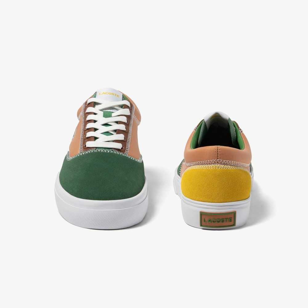 Lacoste Jump Serve Spets Color-Pop Gröna Bruna | YZLDJ-9720