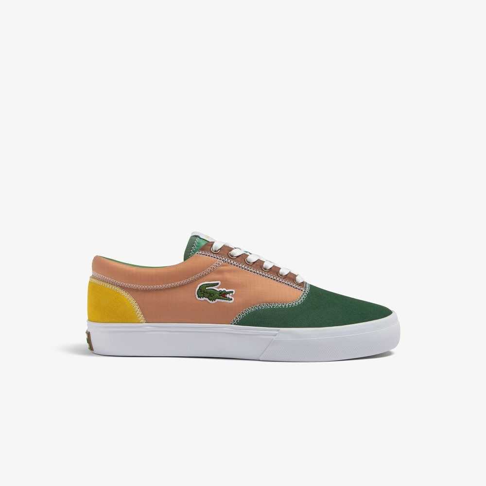 Lacoste Jump Serve Spets Color-Pop Gröna Bruna | YZLDJ-9720