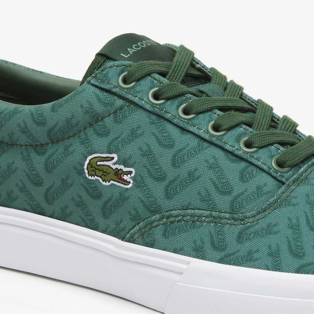 Lacoste Jump Serve Spets Tonal Gröna Gröna | ORQMI-9830