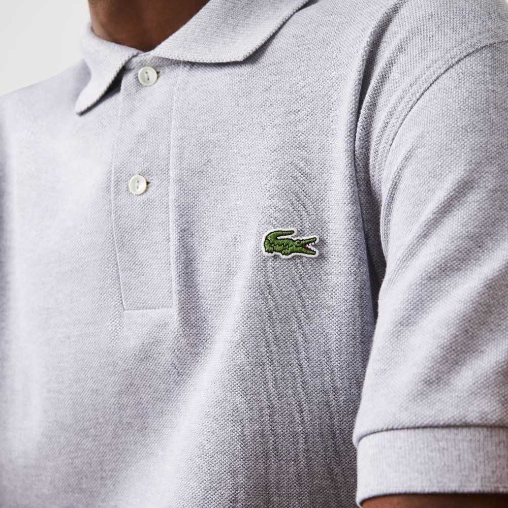 Lacoste Klassiska Fit Heavy Bomull Pique L.12.21 Grå | FMQVP-2915