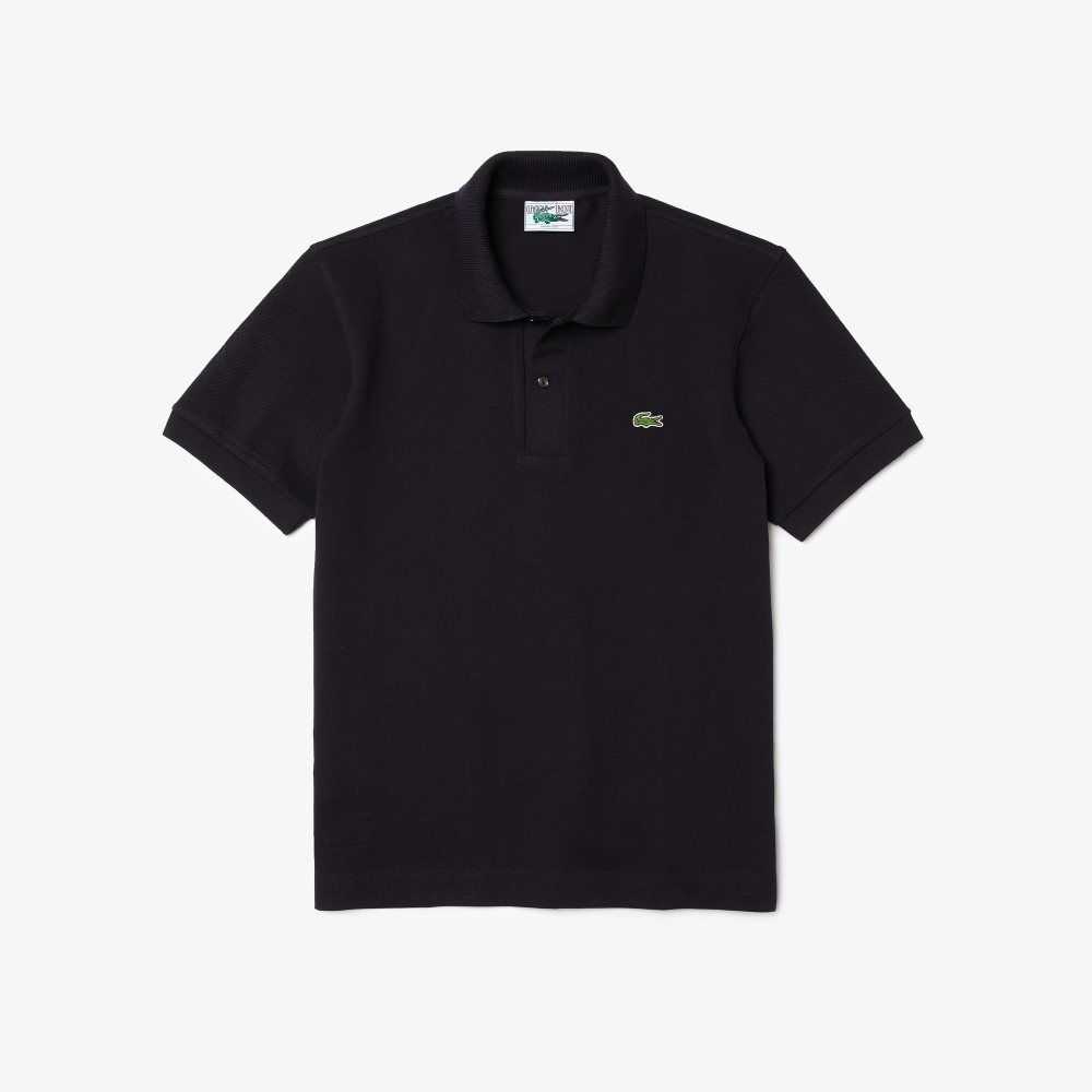 Lacoste Klassiska Fit Heavy Bomull Pique L.12.21 Marinblå Blå | JQXYE-8164