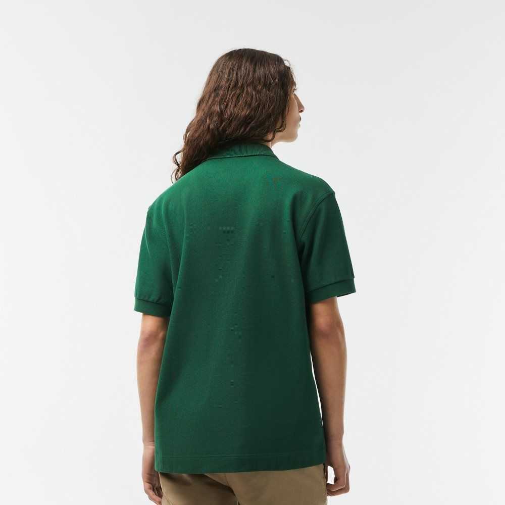 Lacoste Klassiska Fit Heavy Bomull Pique L.12.21 Gröna | UTJAG-8073