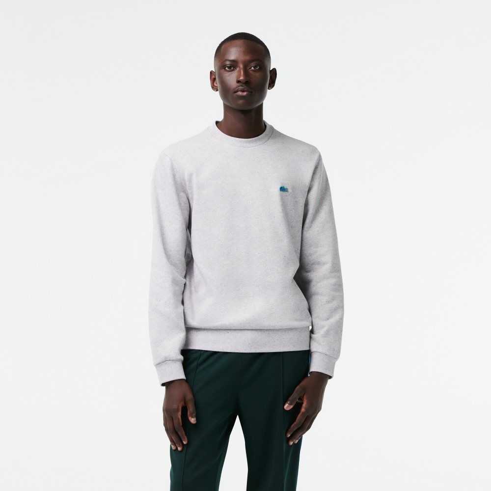 Lacoste Klassiska Fit Speckled Print Fleece Grå | NQEKY-3026