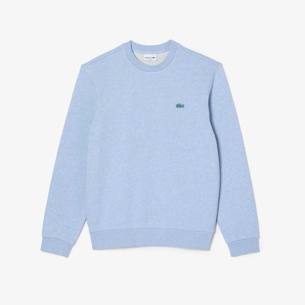 Lacoste Klassiska Fit Speckled Print Fleece Turkos | WHCDE-0537