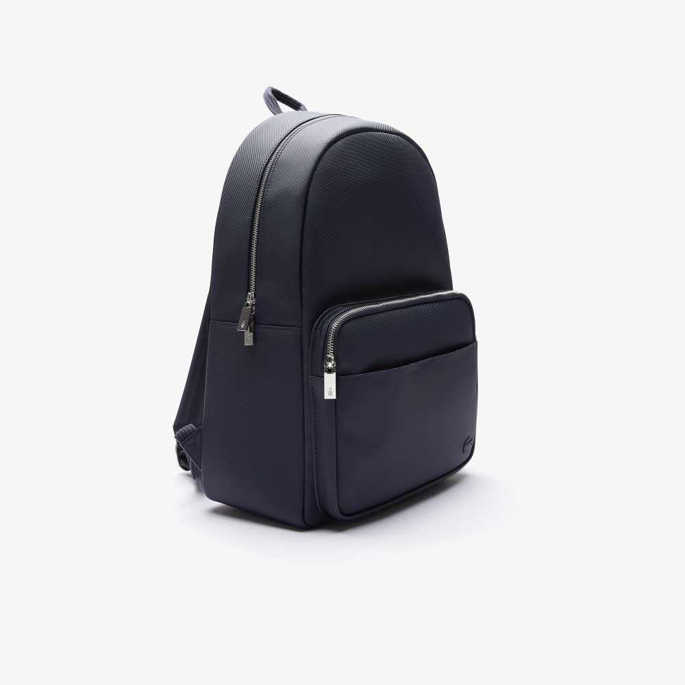 Lacoste Klassiska Petit Pique Backpack Marinblå | EBFCX-6420