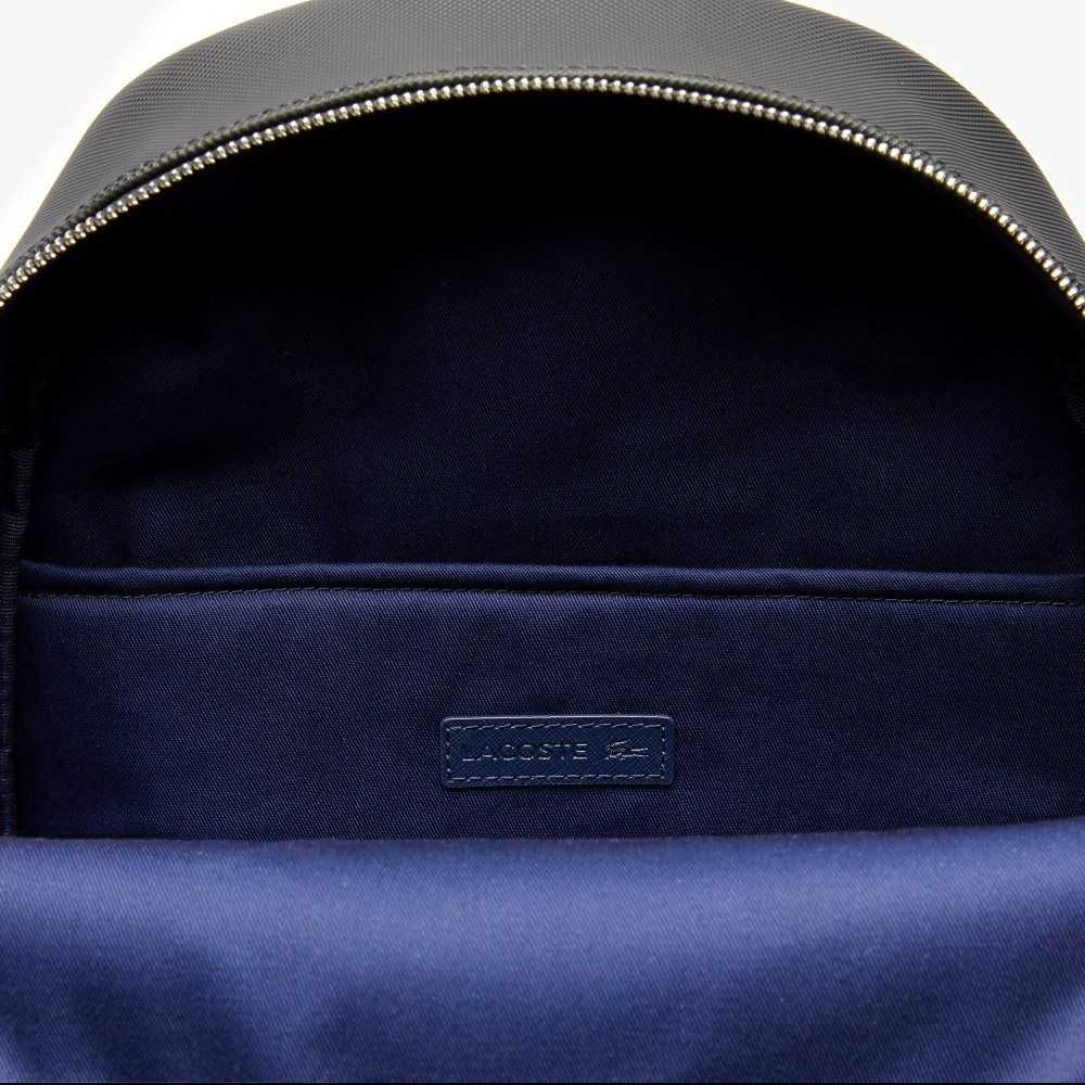 Lacoste Klassiska Petit Pique Backpack Svarta | VXNWL-0927