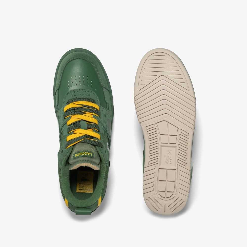 Lacoste L001 Crafted Läder Gröna | TKCFI-6492