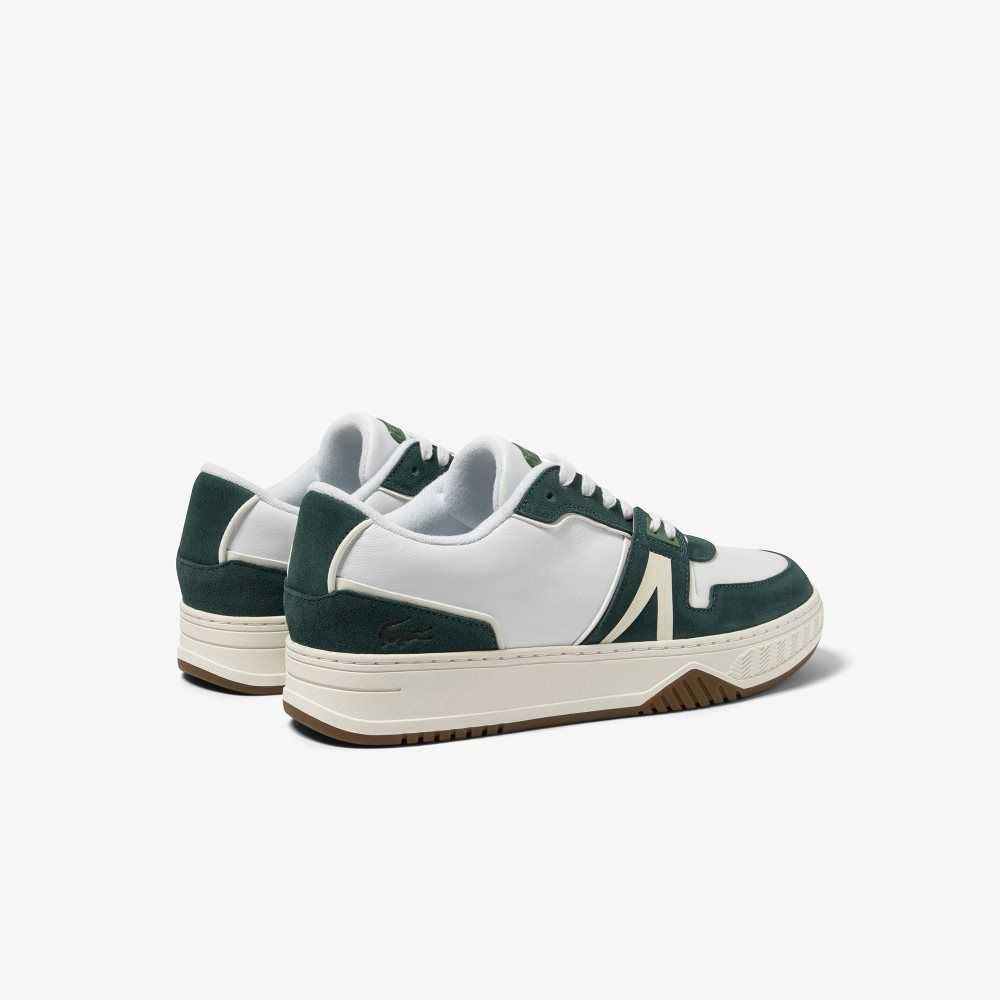 Lacoste L001 Läder Color Vita | VOKNH-7685