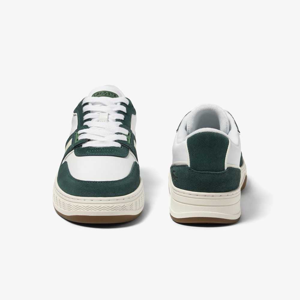 Lacoste L001 Läder Color Vita | VOKNH-7685