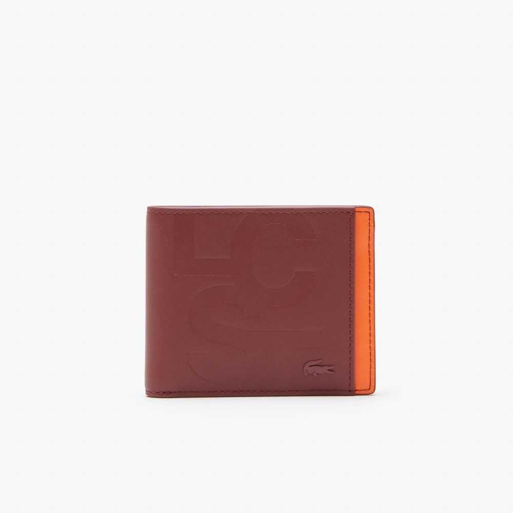 Lacoste LCST Print Color-Block Billfold Olika Färger | XDPYK-8531