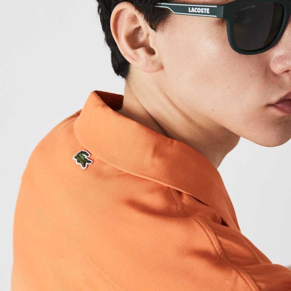 Lacoste LIVE Relaxed Fit Gradated Print Orange Vita Gula | MYPCA-8974