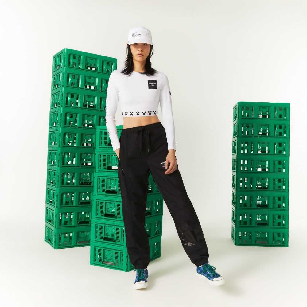 Lacoste LIVE x Minecraft Nylon Trackpants Svarta | FUVRG-5041