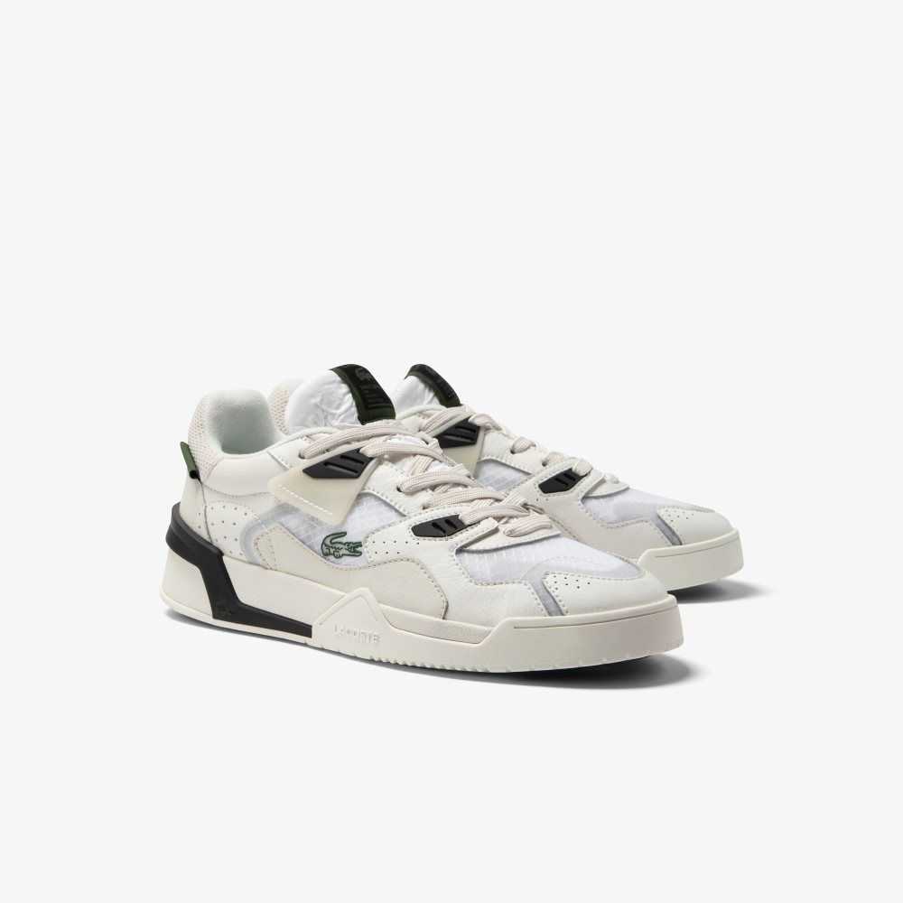 Lacoste LT125 Läder Vita Vita | BKMQP-8951