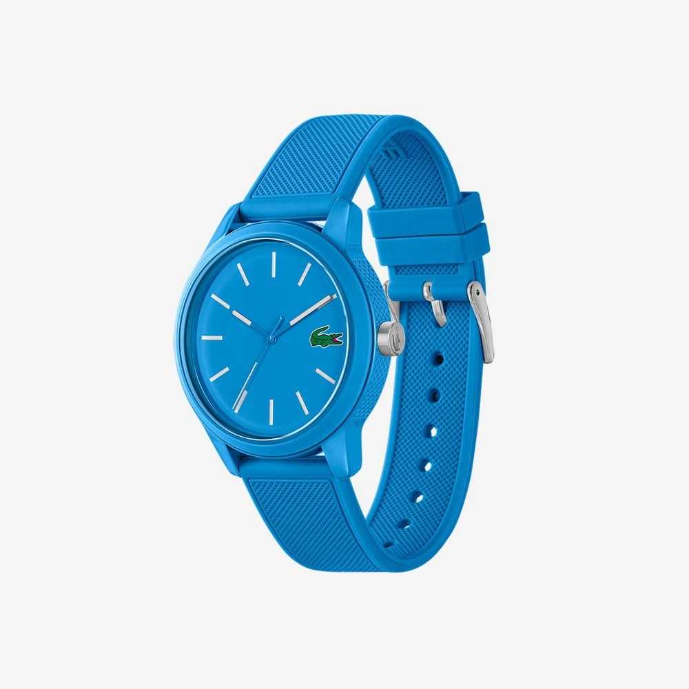 Lacoste L.12.12 3 Hands Blue Silikon Svarta | NFUWG-6235