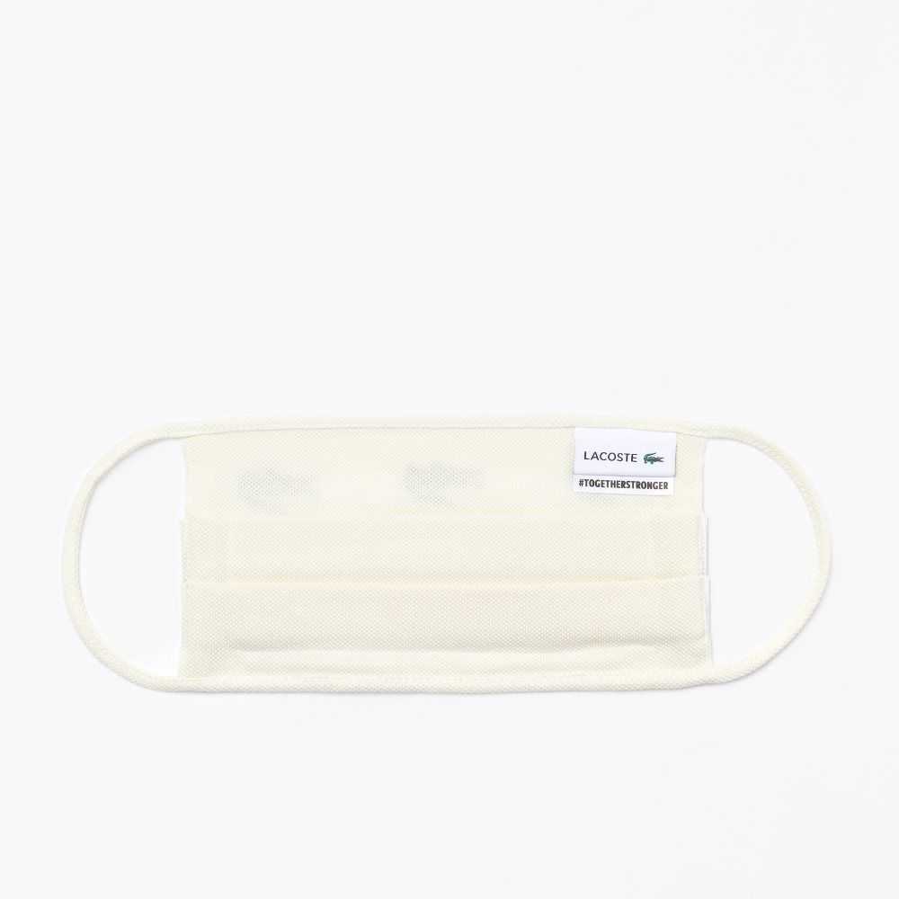 Lacoste L.12.12 Bomull Face Masks 3-Pack Gröna Vita | BPEGK-5697