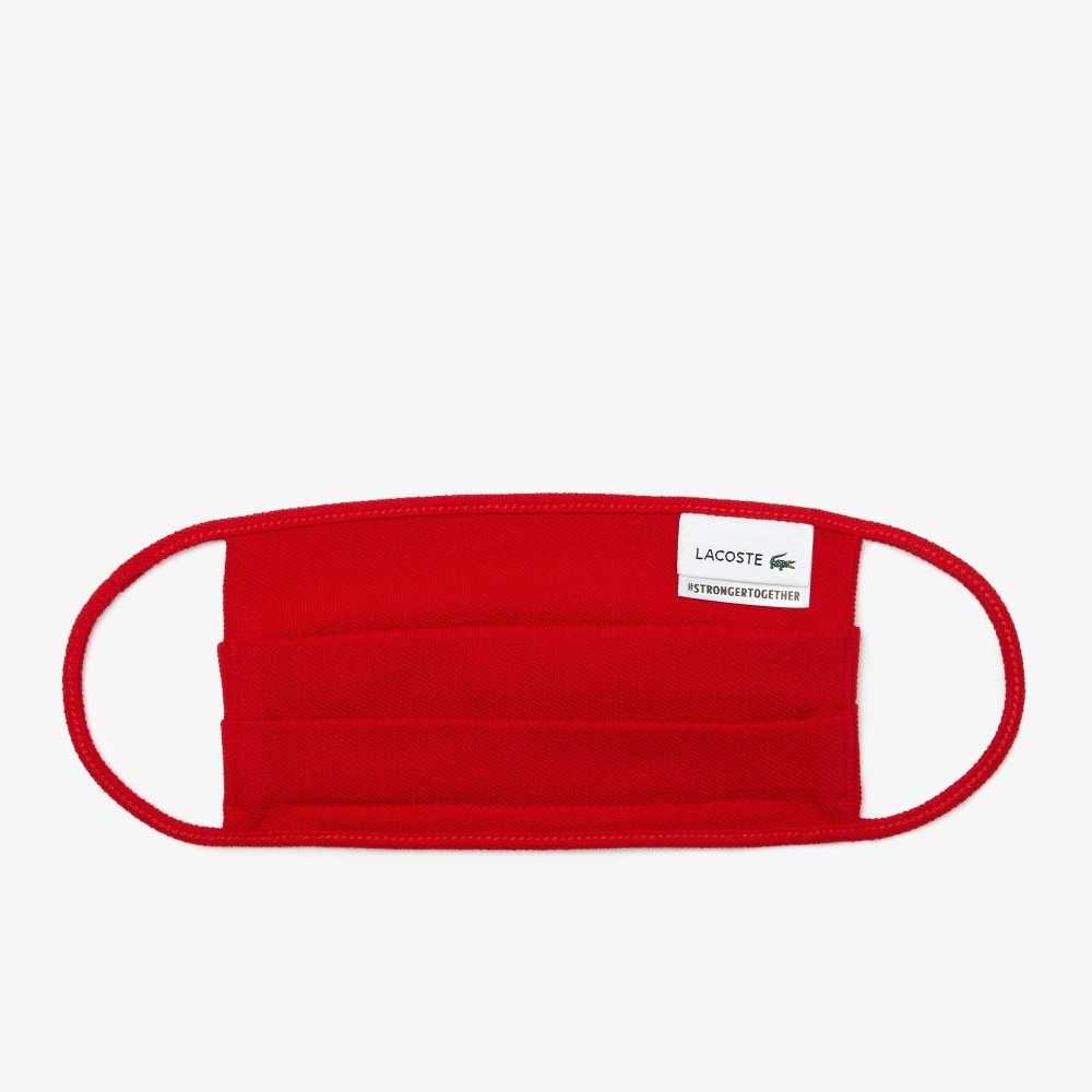 Lacoste L.12.12 Bomull Pique' Face Protection Mask Röda | NSZMD-2403