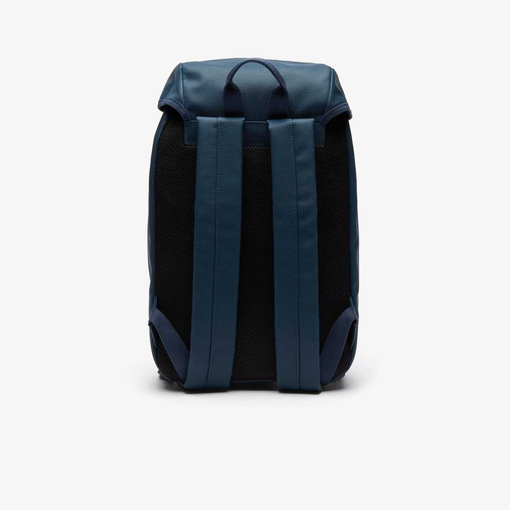 Lacoste L.12.12 Concept Flap Coated Canvas Backpack Olika Färger | GFCKO-0758