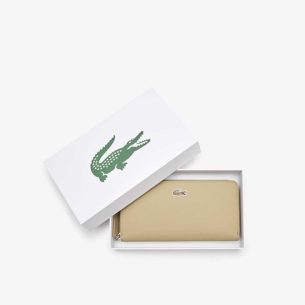 Lacoste L.12.12 Concept Petit Pique 12 Card Zip Wallet Olika Färger | BMNDG-5640