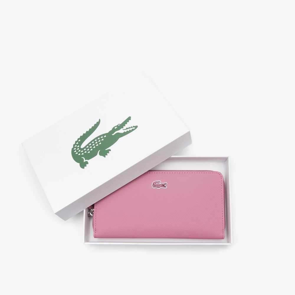 Lacoste L.12.12 Concept Petit Pique 12 Card Zip Wallet Olika Färger | XAECG-8437