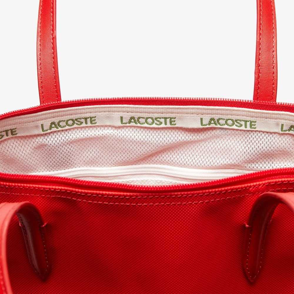 Lacoste L.12.12 Concept Small Zip Tote Röda | JSQMC-7628