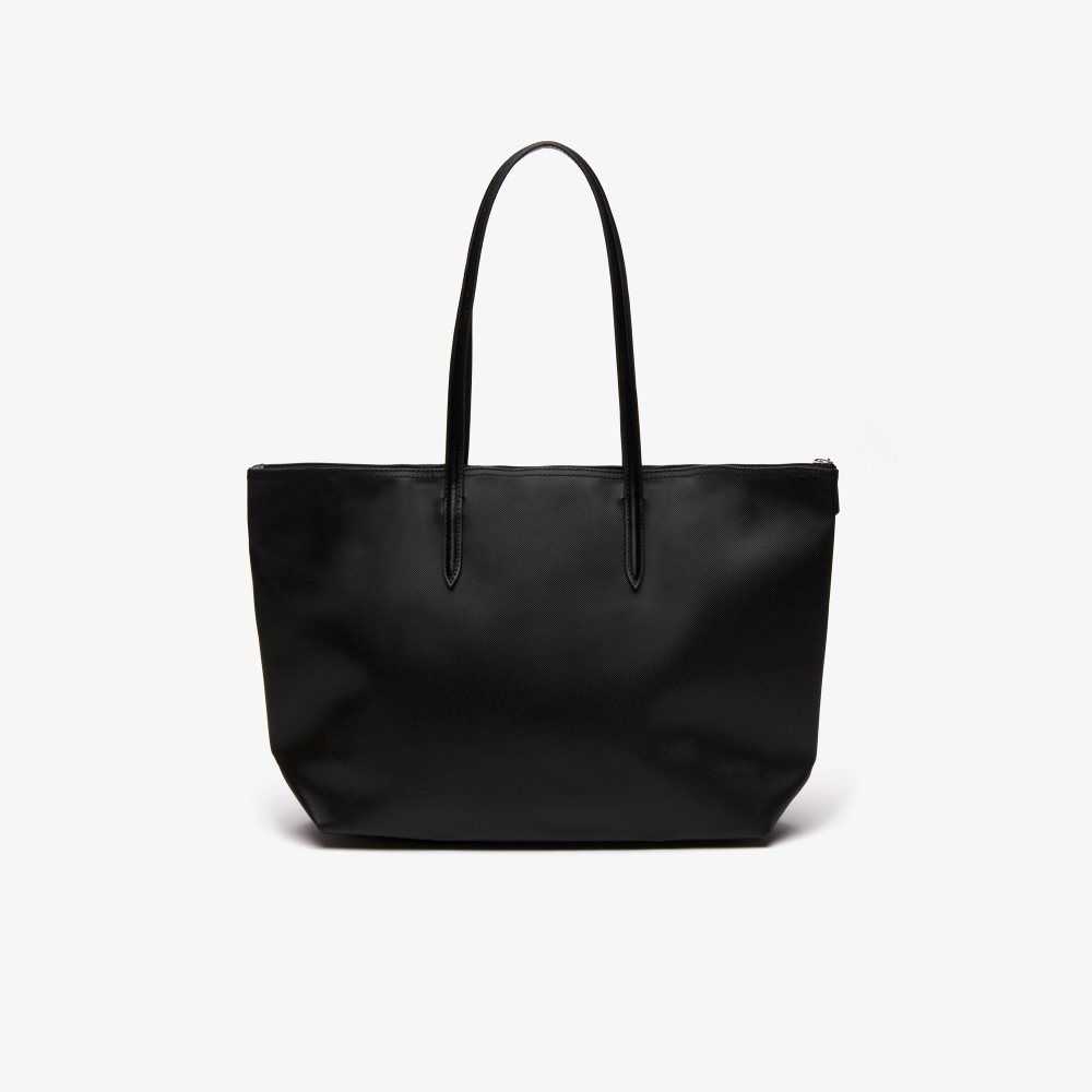 Lacoste L.12.12 Concept Zip Tote Svarta | YGICH-3207