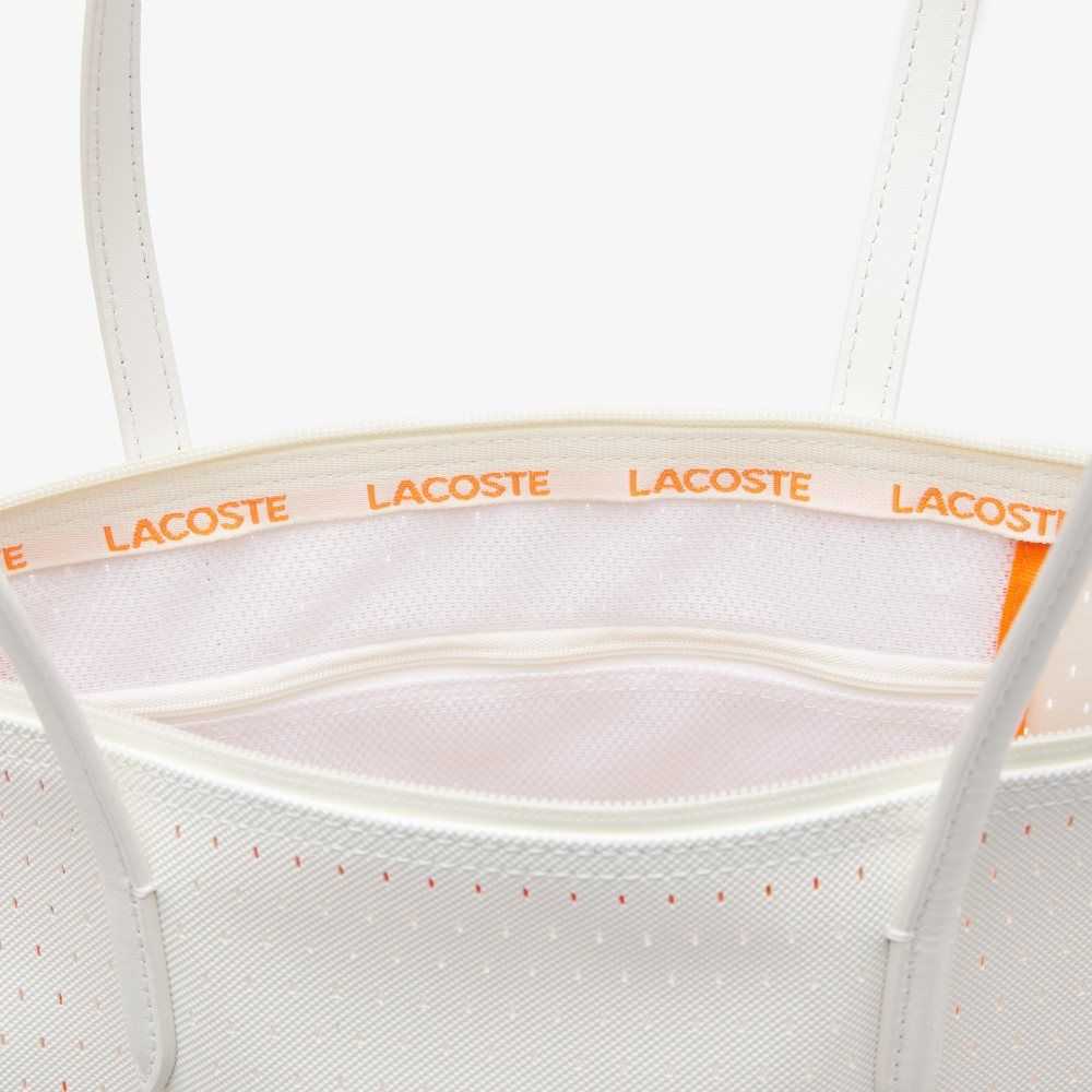 Lacoste L.12.12 Large Perforated Tote Olika Färger | SYAKZ-3019