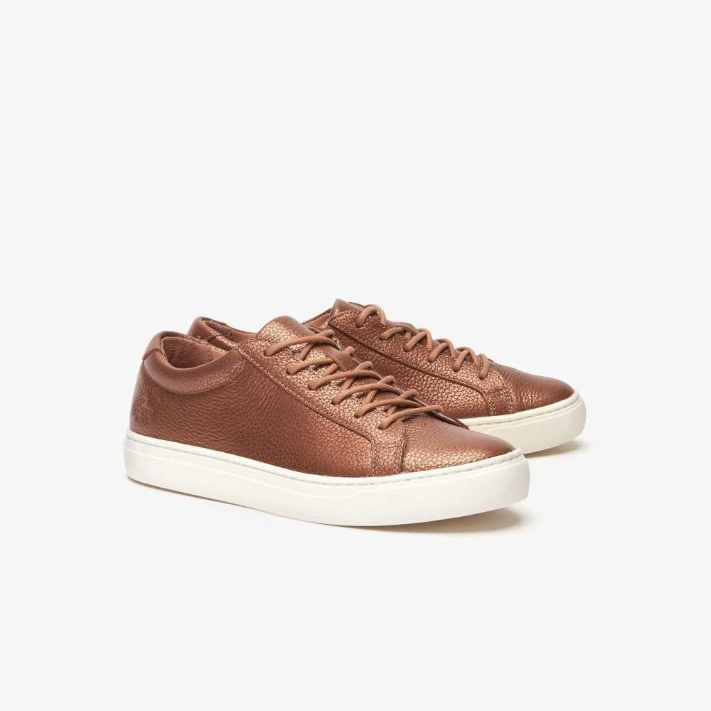 Lacoste L.12.12 Läder Trainers Vita | ZKEAT-2387