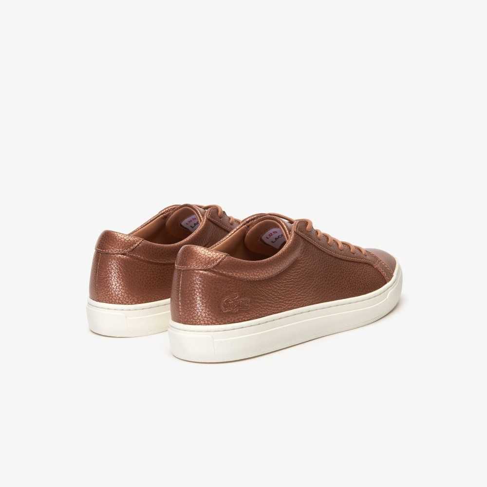 Lacoste L.12.12 Läder Trainers Vita | ZKEAT-2387