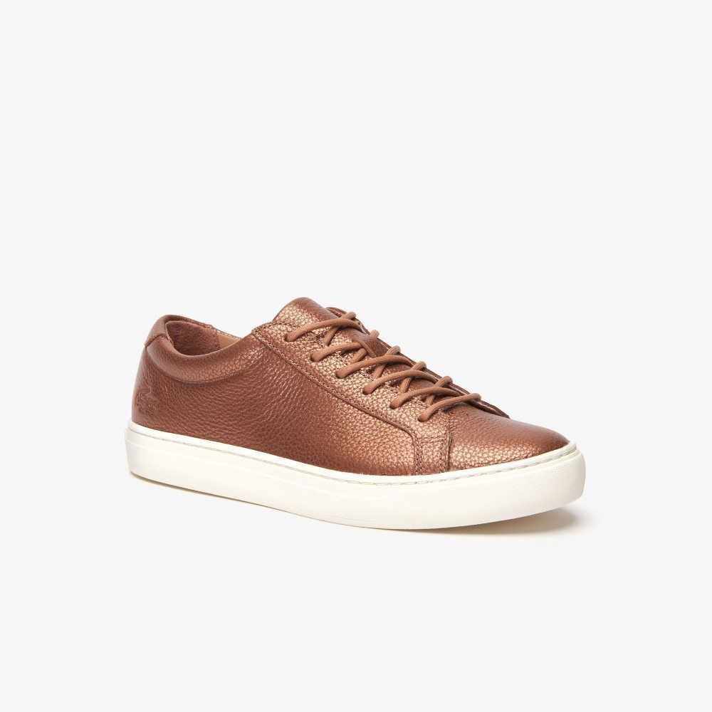 Lacoste L.12.12 Läder Trainers Vita | ZKEAT-2387