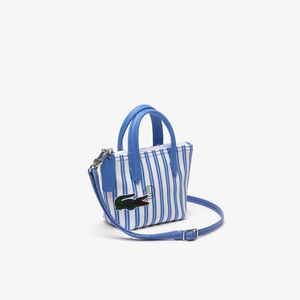 Lacoste L.12.12 Mini Stripe Print Tote Olika Färger | EMJBL-5432