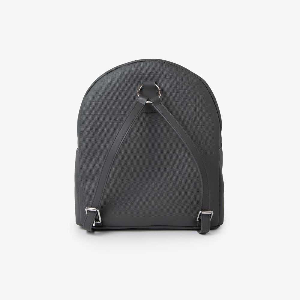 Lacoste Large Front Pocket Backpack Mörkgrå | LWKGD-1354